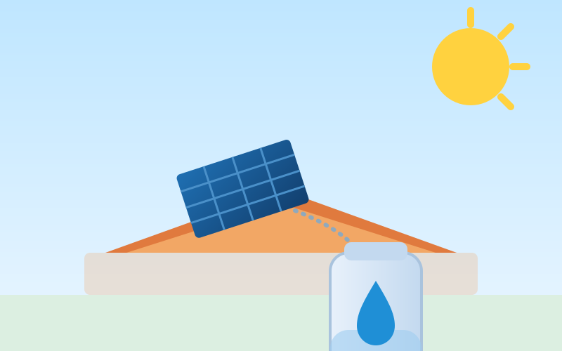 Chauffe-eau solaire 150 L installation en Martinique